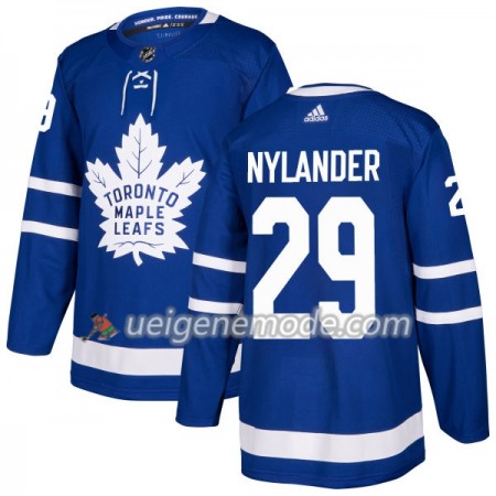 Herren Eishockey Toronto Maple Leafs Trikot William Nylander 29 Adidas 2017-2018 Blau Authentic